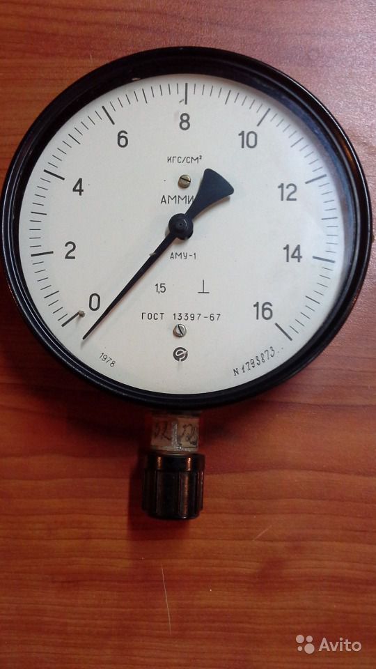 Манометр амиачный АМУ-1-160, АМВВУ, МТП-160 АУ